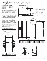 Whirlpool GC3NHAXV Dimension Manual preview