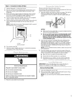 Предварительный просмотр 7 страницы Whirlpool GC3NHAXVS - Side-By-Side Refrigerator Installation Instructions Manual