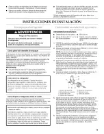 Предварительный просмотр 13 страницы Whirlpool GC3NHAXVS - Side-By-Side Refrigerator Installation Instructions Manual