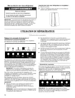 Предварительный просмотр 14 страницы Whirlpool GC3SHAXVB - 23.1 cu. ft User Instructions