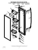 Предварительный просмотр 9 страницы Whirlpool GC3SHEXNB00 Parts Manual