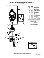 Предварительный просмотр 2 страницы Whirlpool GC5000XE Parts List