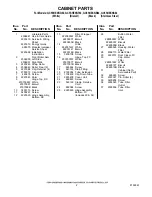 Предварительный просмотр 2 страницы Whirlpool GC5SHEXNB02 Parts Manual