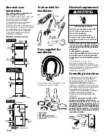 Предварительный просмотр 4 страницы Whirlpool GCAM2792TQ2 Installation Instructions Manual