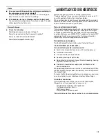 Preview for 11 page of Whirlpool GCGM2991LQ0 Use And Care Manual