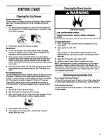 Preview for 9 page of Whirlpool GCGM2991TQ Use And Care Manual