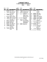 Preview for 5 page of Whirlpool GCGM2991TQ0 Parts List