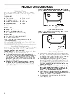 Предварительный просмотр 2 страницы Whirlpool GCI3061 Installation Instructions Manual