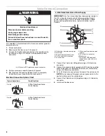Предварительный просмотр 6 страницы Whirlpool GCI3061 Installation Instructions Manual