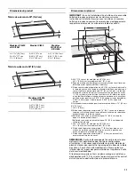 Предварительный просмотр 11 страницы Whirlpool GCI3061 Installation Instructions Manual