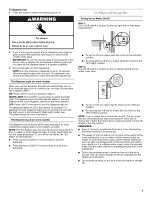 Предварительный просмотр 7 страницы Whirlpool GD5NVAXWA00 User Instructions