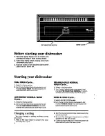 Preview for 8 page of Whirlpool GDU4050XP User Manual