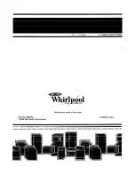 Preview for 16 page of Whirlpool GDU4050XP User Manual