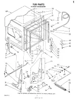 Preview for 3 page of Whirlpool GDU4050XPW1 Parts List