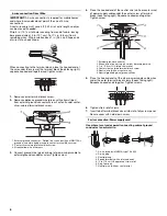 Предварительный просмотр 6 страницы Whirlpool GEQ8811LL0 Installation Instructions Manual