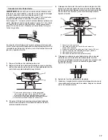 Предварительный просмотр 17 страницы Whirlpool GEQ8811LL0 Installation Instructions Manual