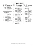 Preview for 2 page of Whirlpool GEQ9800LW0 Parts List