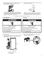 Preview for 7 page of Whirlpool GFE461LVT Installation Instructions Manual