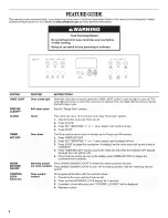 Preview for 4 page of Whirlpool GFG464LVB0 User Instructions