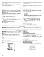 Preview for 8 page of Whirlpool GFG464LVB0 User Instructions