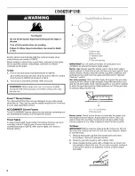 Preview for 6 page of Whirlpool GFG474LVS0 User Instructions