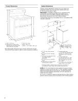 Preview for 4 page of Whirlpool GGE350LWB00 Installation Instructions Manual