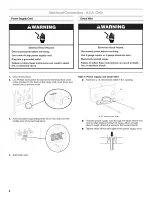 Preview for 8 page of Whirlpool GGE350LWB00 Installation Instructions Manual