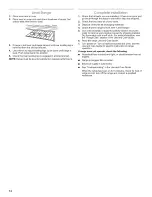 Preview for 14 page of Whirlpool GGE350LWB00 Installation Instructions Manual