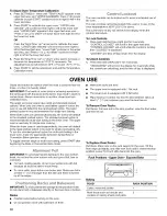 Preview for 10 page of Whirlpool GGE388LX - 8-18-10 Use & Care Manual