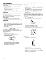 Preview for 20 page of Whirlpool GGE388LX - 8-18-10 Use & Care Manual