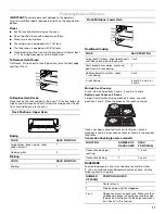 Предварительный просмотр 11 страницы Whirlpool GGG388LX - 3-10 Use & Care Manual