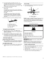 Предварительный просмотр 9 страницы Whirlpool GGW9250S Use And Care Manual