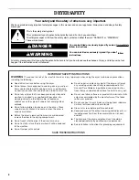 Предварительный просмотр 2 страницы Whirlpool GGW9878 User Instructions