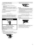 Предварительный просмотр 17 страницы Whirlpool GH9185XL Use & Care Manual