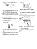 Предварительный просмотр 8 страницы Whirlpool GHW9400PL Use & Care Manual