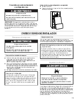 Preview for 19 page of Whirlpool  GI0FSAXVB User Instructions