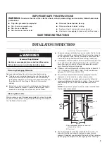 Preview for 3 page of Whirlpool GI1500XHS Use & Care Manual