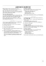 Preview for 13 page of Whirlpool GI1500XHS Use & Care Manual