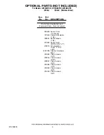 Preview for 9 page of Whirlpool GI15NDXTB1 Parts List