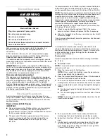 Preview for 4 page of Whirlpool GI15NDXTB2 Use And Care Manual