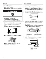 Предварительный просмотр 12 страницы Whirlpool GI15NDXTQ - 15" 50 lb. Icemaker Use And Care Manual