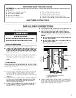 Preview for 3 page of Whirlpool  GI15NDXXQ Use And Care Manual