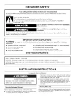 Preview for 3 page of Whirlpool GI15NDXZB0 Use & Care Manual