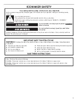 Preview for 3 page of Whirlpool GI15NDXZS Use & Care Manual