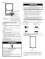 Preview for 9 page of Whirlpool GI15NDXZS Use & Care Manual