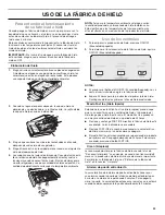 Preview for 33 page of Whirlpool GI15NDXZS Use & Care Manual