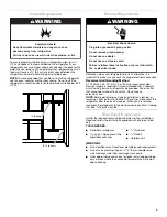 Предварительный просмотр 3 страницы Whirlpool GI5FVAXVB User Instructions