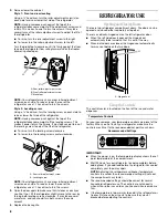 Предварительный просмотр 8 страницы Whirlpool GI5FVAXVB User Instructions