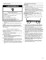 Предварительный просмотр 21 страницы Whirlpool GI5FVAXVB User Instructions