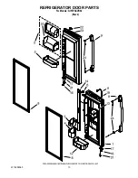 Предварительный просмотр 13 страницы Whirlpool GI5FVAXVB02 Parts List